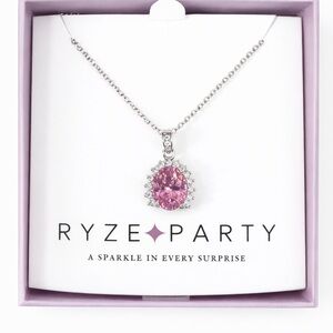 Pink Gemstone Necklace